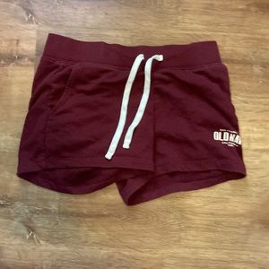 Maroon Old Navy shorts